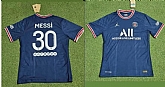 Men's Paris Saint-Germain #30 Lionel Messi Blue Thailand Soccer Jersey,baseball caps,new era cap wholesale,wholesale hats